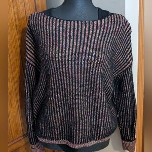 FRENCH CONNECTION Mozart Boat Neck Reverse Stitch Sweater, Wmn Sz S, NWOT!!